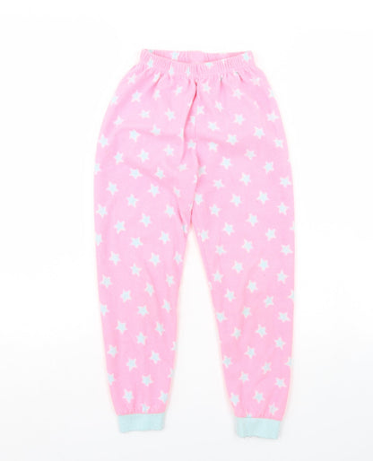 Primark Girls Pink Spotted  Cami Pyjama Pants Size 7 Years  - Star