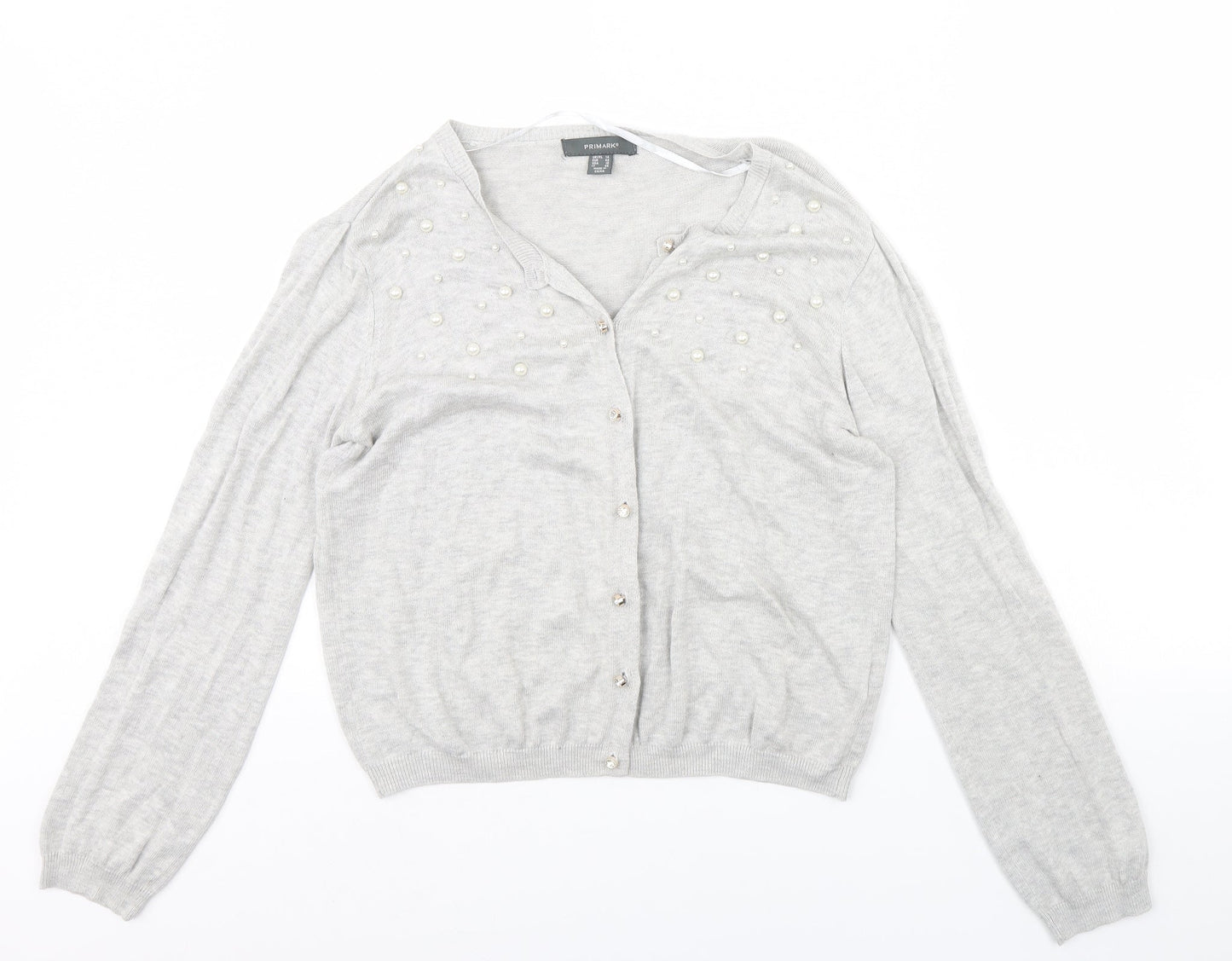 Primark Womens Grey   Cape Jumper Size 14