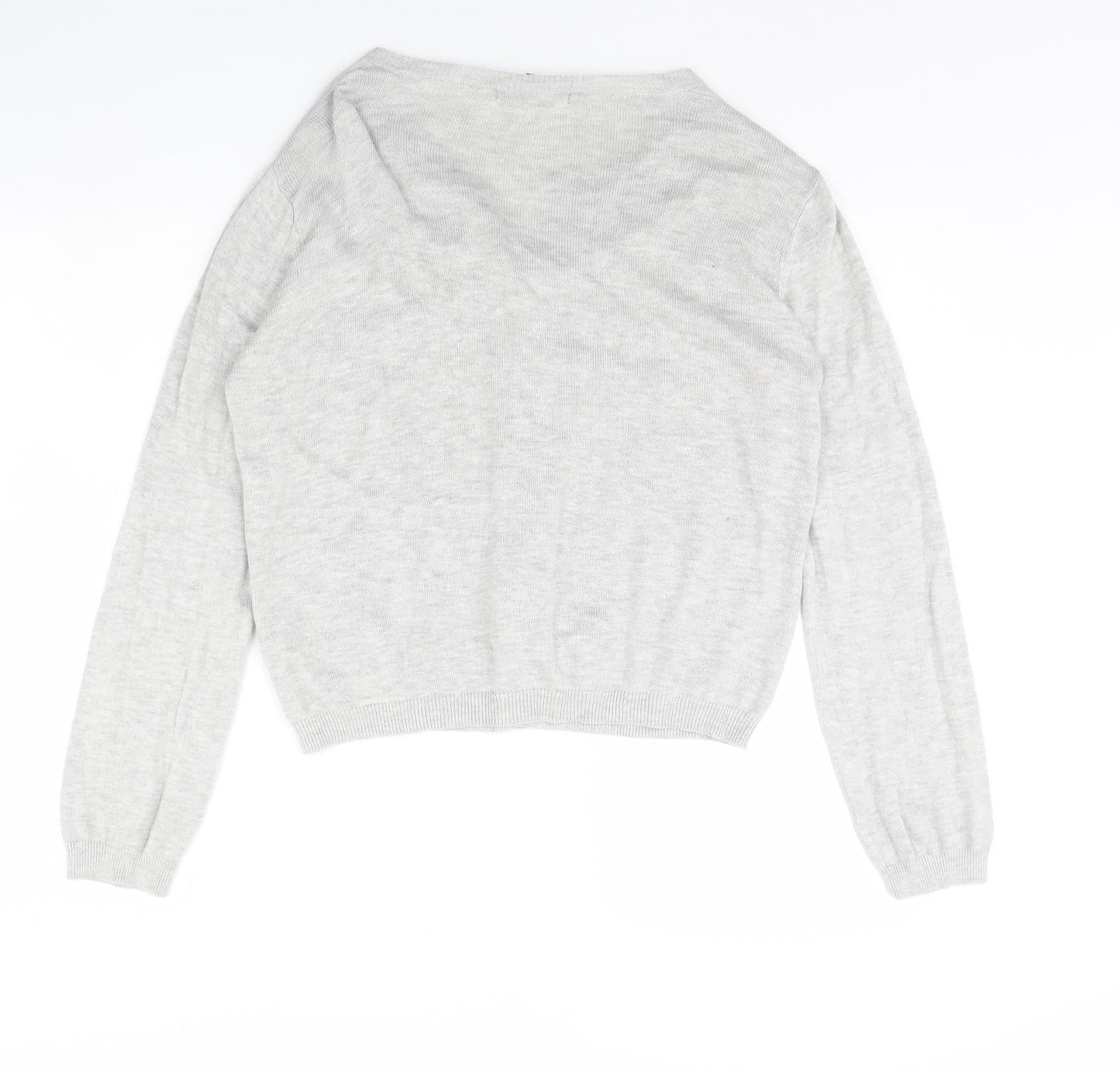 Primark Womens Grey   Cape Jumper Size 14