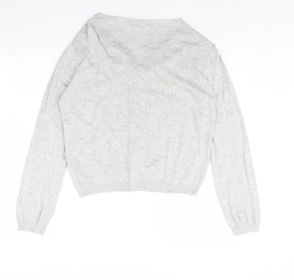 Primark Womens Grey   Cape Jumper Size 14