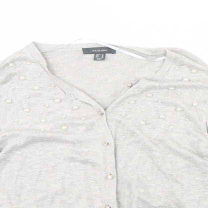 Primark Womens Grey   Cape Jumper Size 14