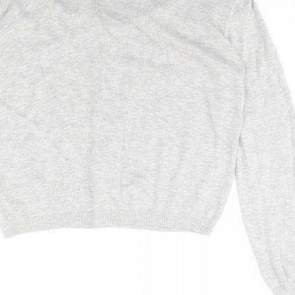 Primark Womens Grey   Cape Jumper Size 14