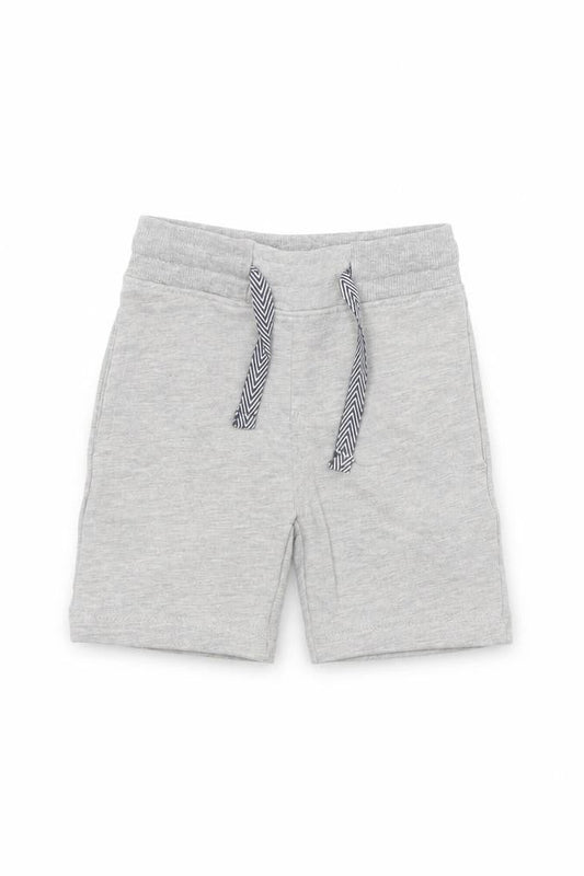 Front view of Preworn Baby Grey Cropped Trousers, size 9, Months