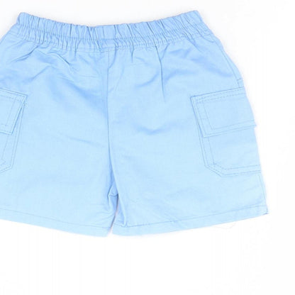 Baby C Baby Blue   Cropped Trousers Size 6-9 Months