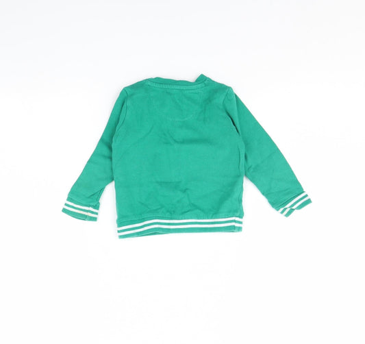 F&F Baby Green   Pullover Jumper Size 9-12 Months