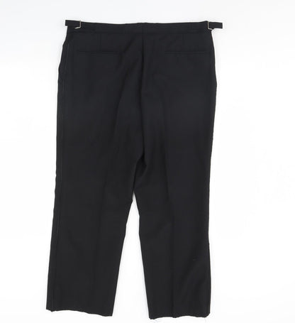 Preworn Womens Black   Dress Pants Trousers Size 38 in L25 in