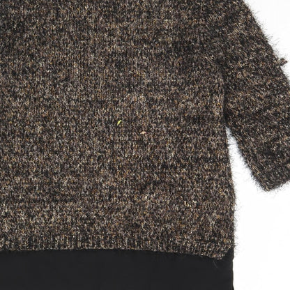 Womens UK Size 12 Definitions Brown Pullover Jumper