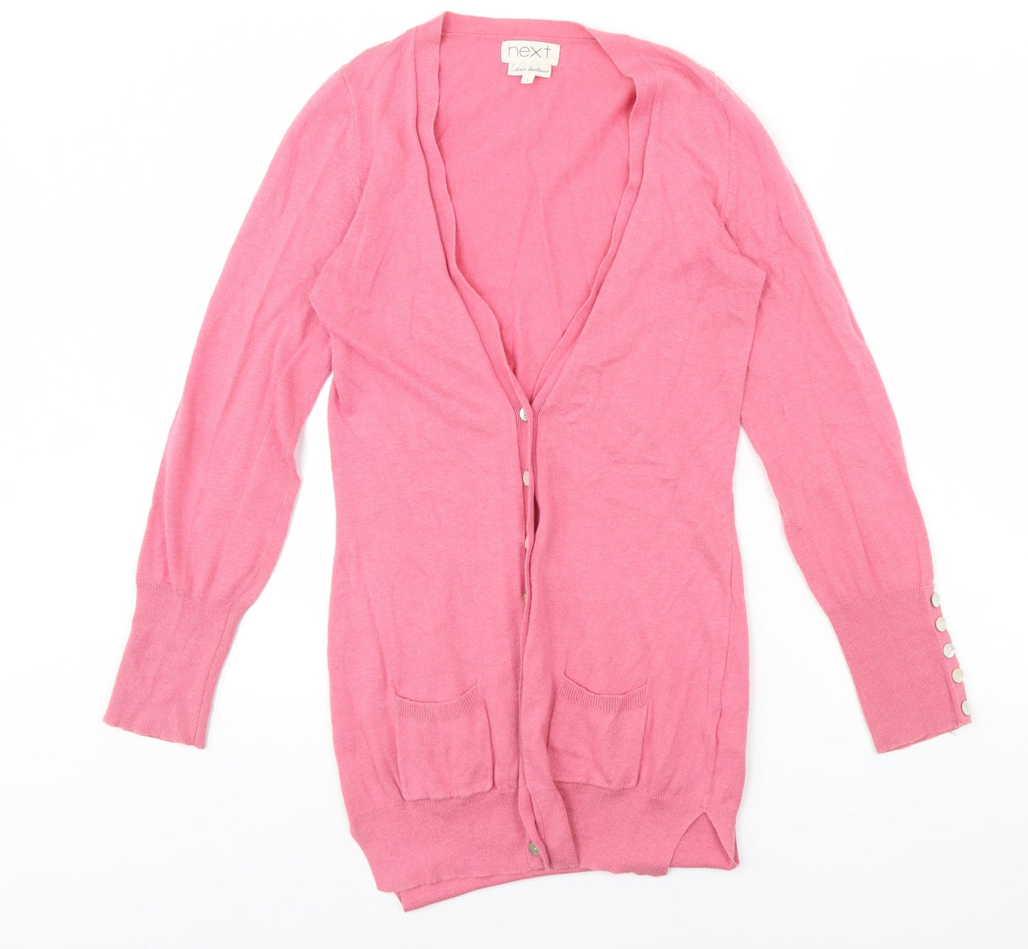 Womens UK Size 6 NEXT Pink Cardigan Jumper