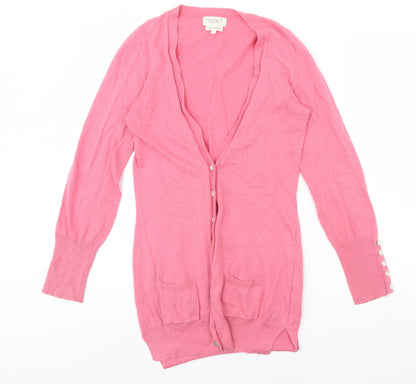 Womens UK Size 6 NEXT Pink Cardigan Jumper