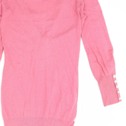Womens UK Size 6 NEXT Pink Cardigan Jumper