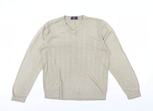 m&s Mens Green   Pullover Jumper Size L