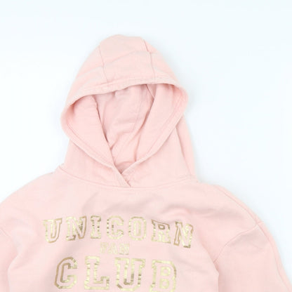 Primark Girls Pink   Pullover Hoodie Size 9 Years