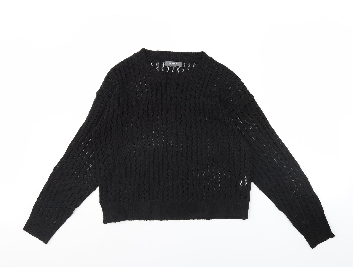 Primark Womens Black   Pullover Jumper Size L