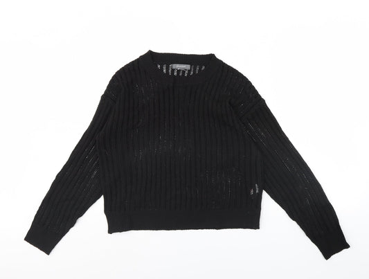 Primark Womens Black   Pullover Jumper Size L