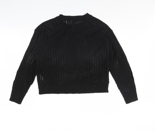 Primark Womens Black   Pullover Jumper Size L