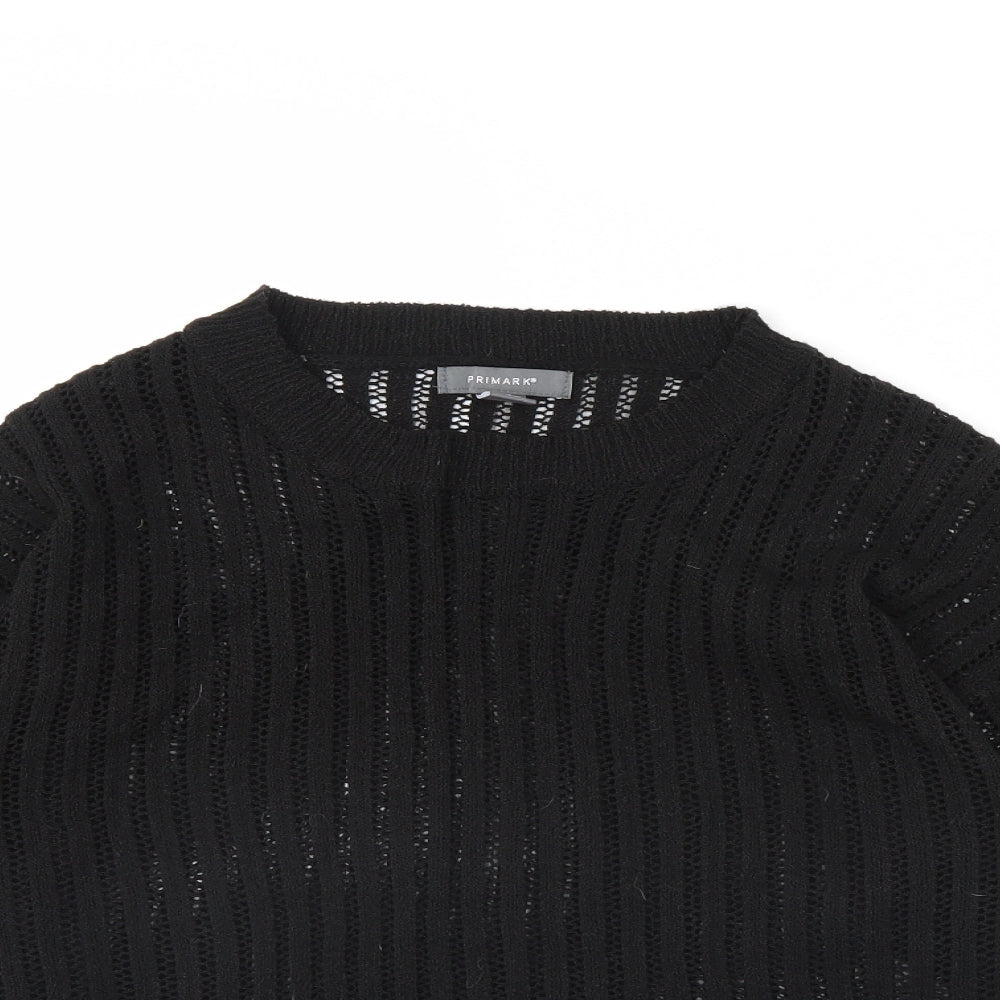 Primark Womens Black   Pullover Jumper Size L