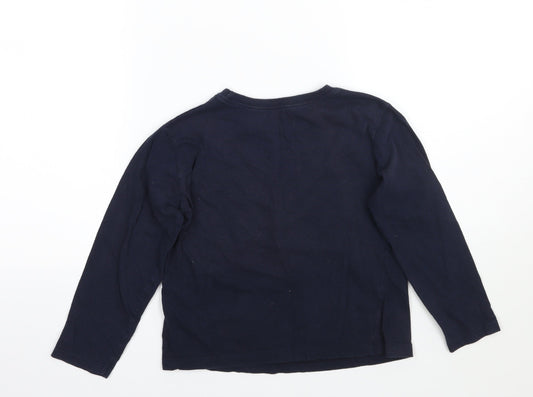 Preworn Boys Blue   Basic T-Shirt Size 7-8 Years
