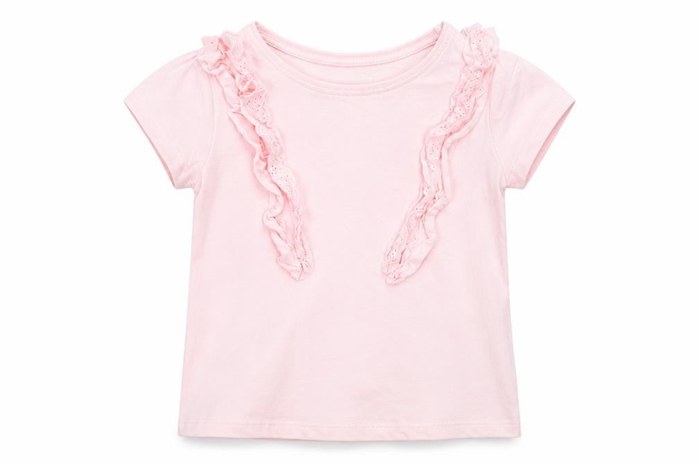 Primark Girls Pink   Basic T-Shirt Size 6-7 Years