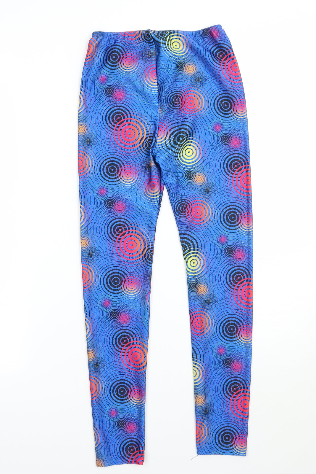 Womens UK Size XS Preworn  Capri Blue Leggings