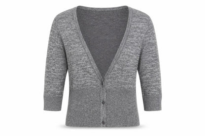 Womens UK Size 8 MK Grey Cardigan Jumper