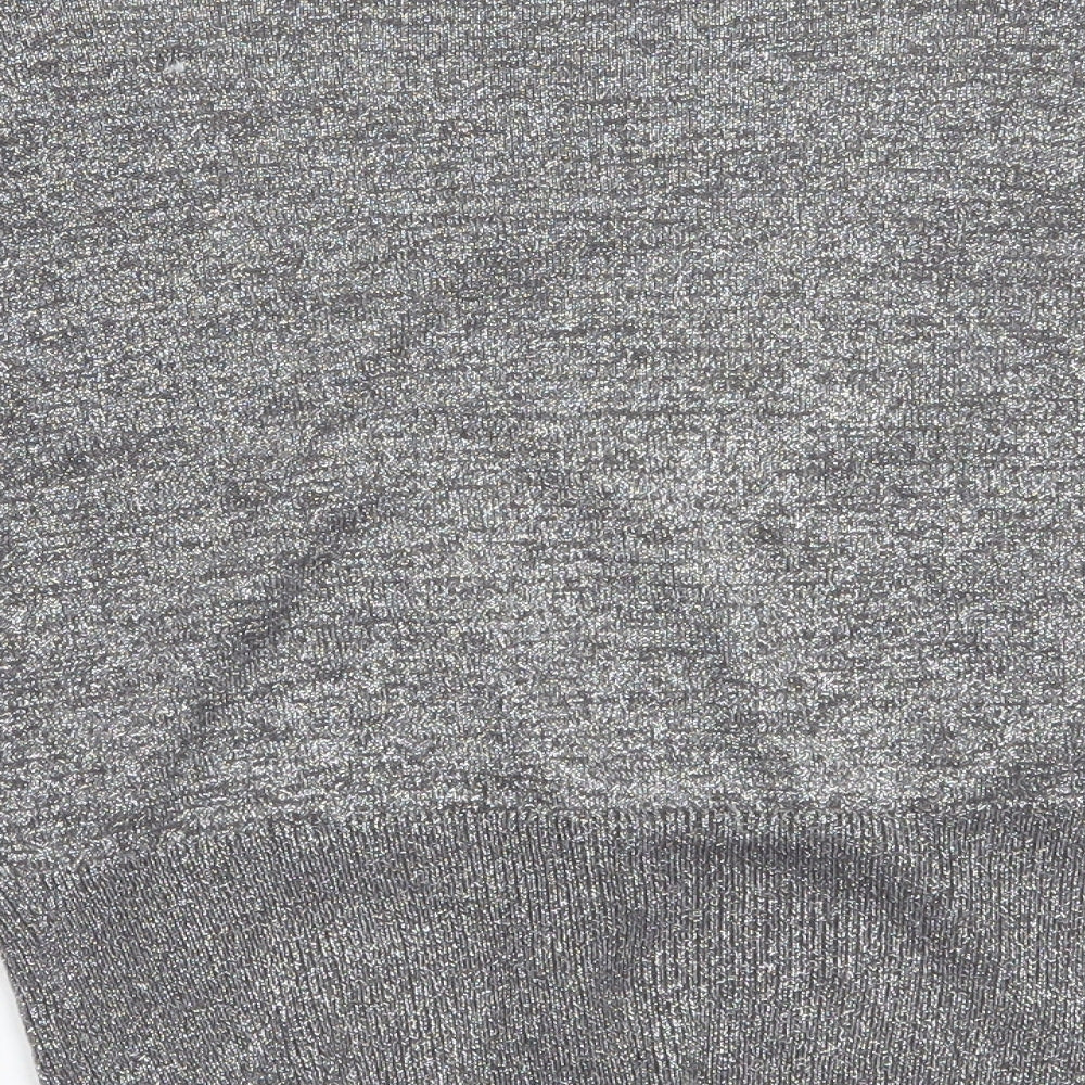 Womens UK Size 8 MK Grey Cardigan Jumper