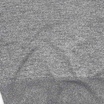 Womens UK Size 8 MK Grey Cardigan Jumper