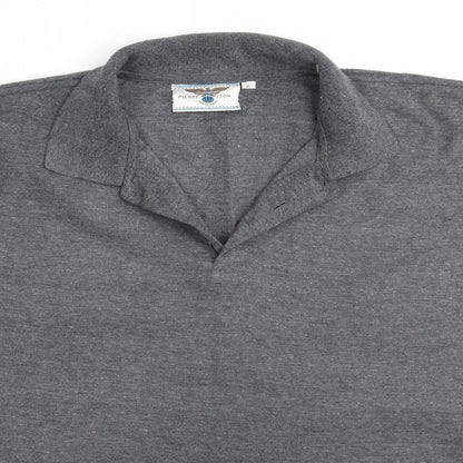 Pierre leon Mens Grey    Polo Size XL