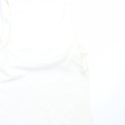 Womens UK Size L Gap Ivory Basic Tank