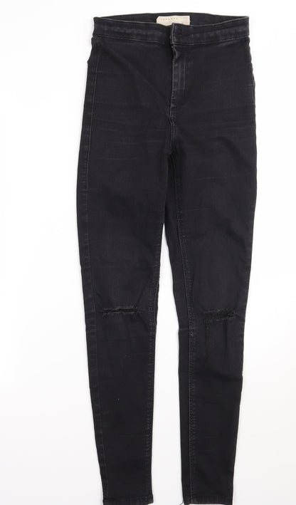 Topshop Womens Black   Skinny Jeans Size 6 L27 in