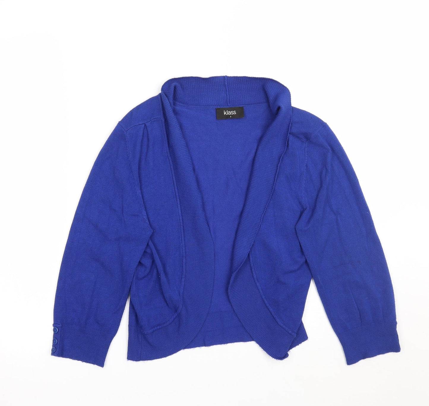 Klass Womens Blue   Cardigan Jumper Size S