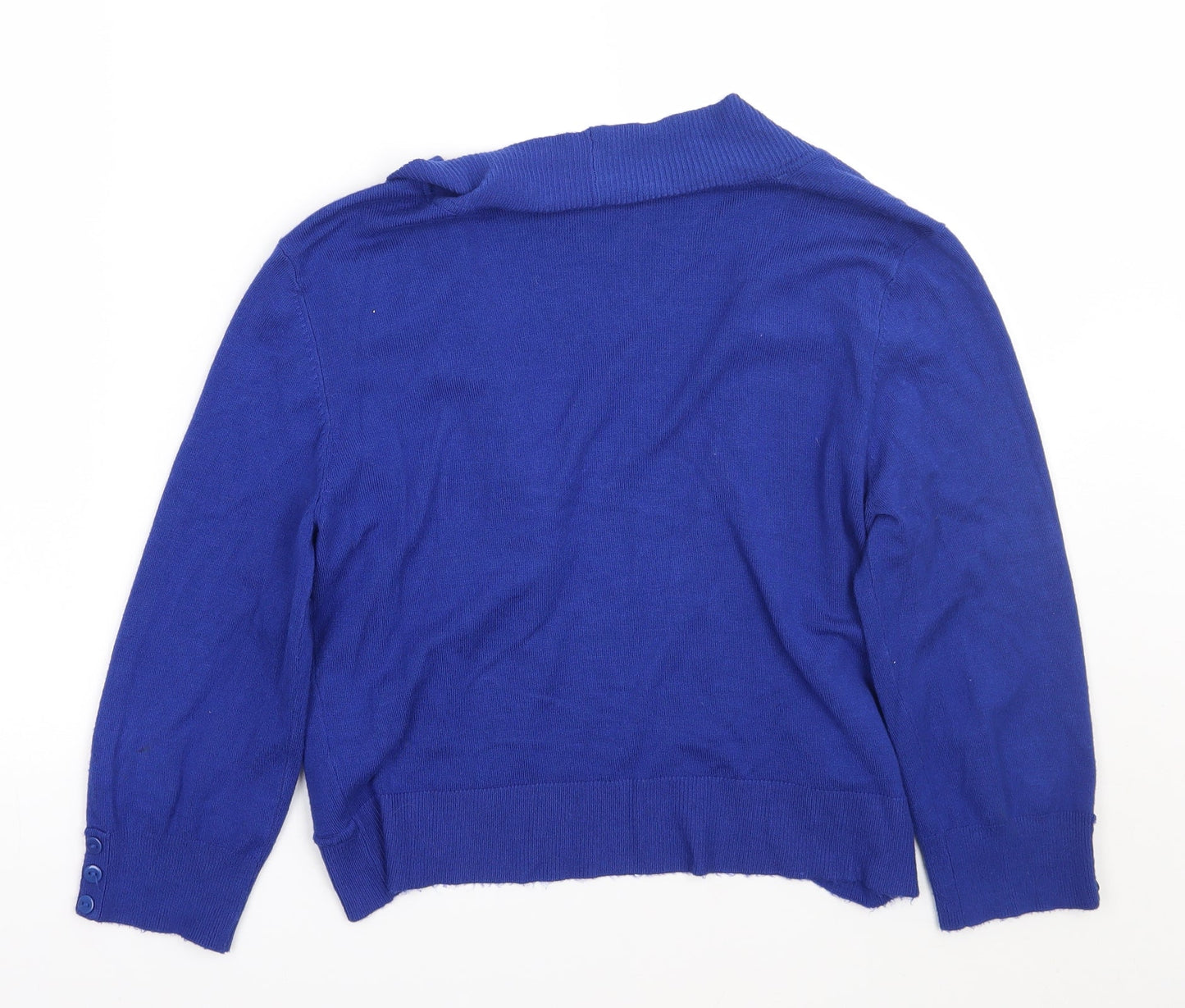 Klass Womens Blue   Cardigan Jumper Size S