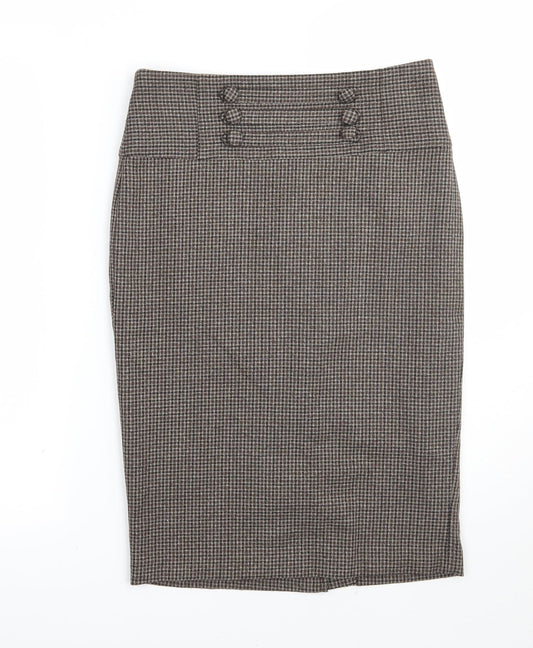 Papaya Womens  Check  Straight & Pencil Skirt Size 8