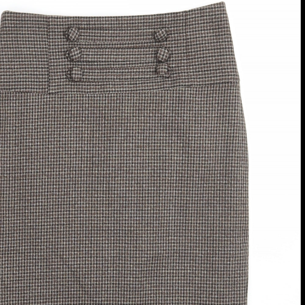 Papaya Womens  Check  Straight & Pencil Skirt Size 8