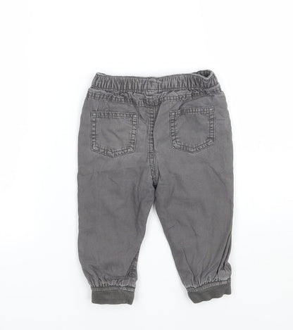 F&F Boys Grey   Capri Jeans Size 9-12 Months