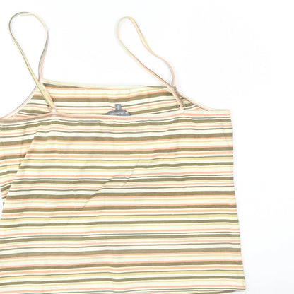 YS Collection Womens Multicoloured Striped  Camisole Tank Size 18