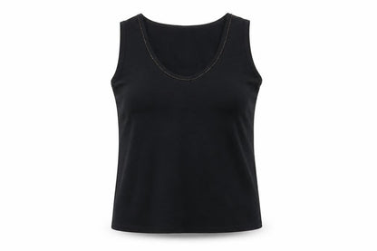 CRYSTAL MARTIN  Womens Black   Basic Tank Size 18