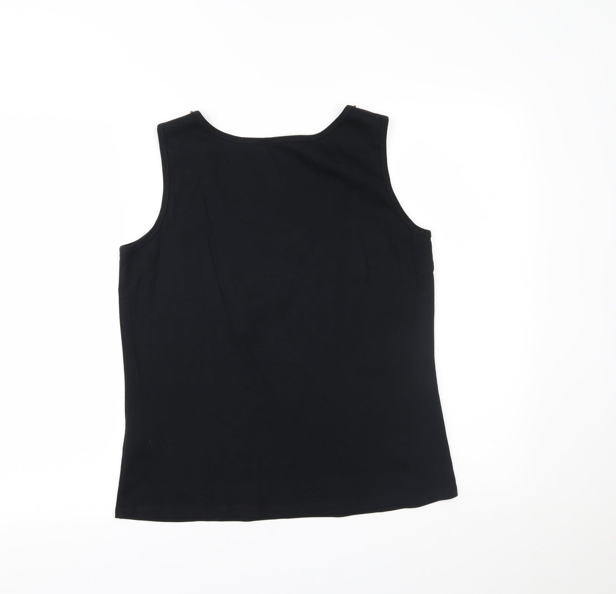 CRYSTAL MARTIN  Womens Black   Basic Tank Size 18