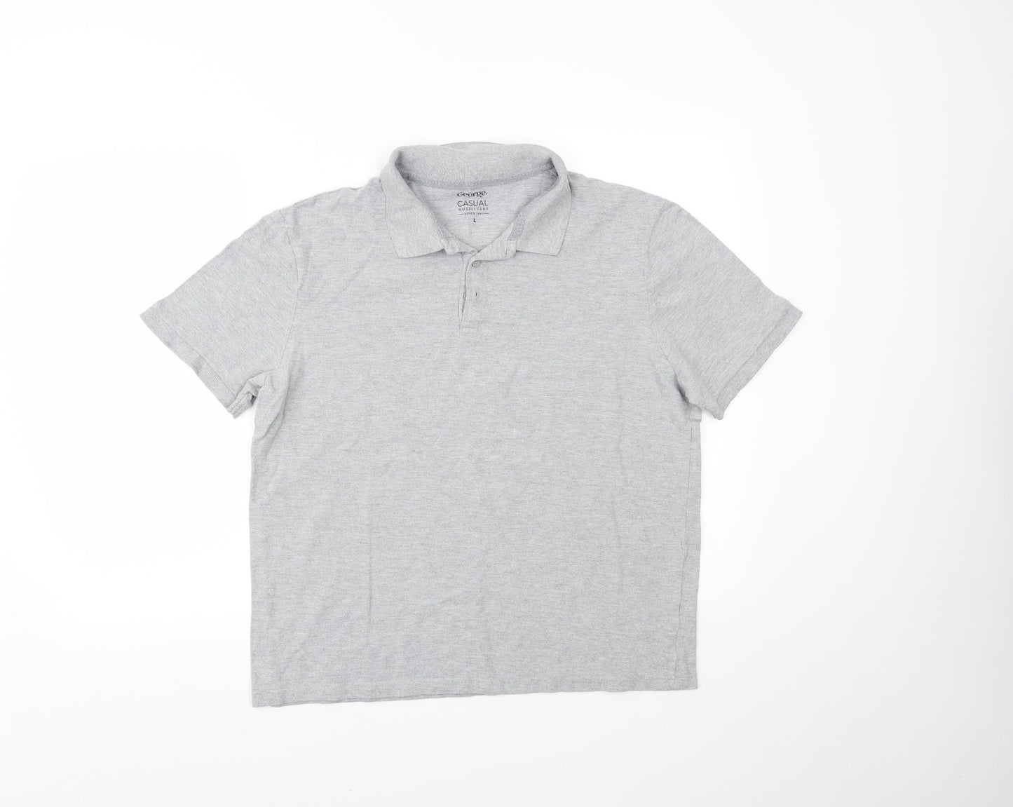 George Mens Grey    Polo Size L