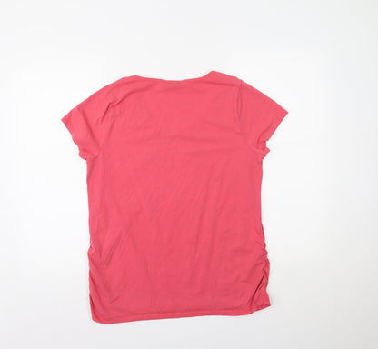 Womens UK Size L Blooming Marvellous Pink Basic T-Shirt