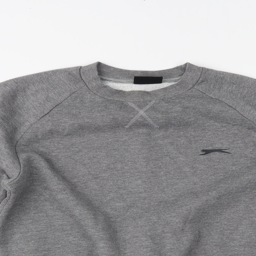 Slazenger Womens Grey   Pullover Jumper Size S