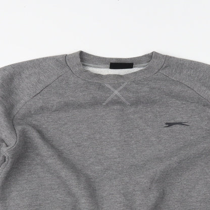 Slazenger Womens Grey   Pullover Jumper Size S