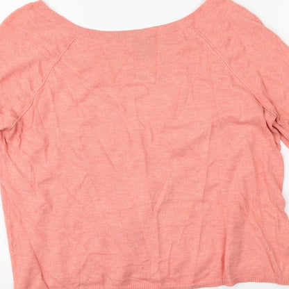 Womens UK Size S Gap Pink Basic T-Shirt