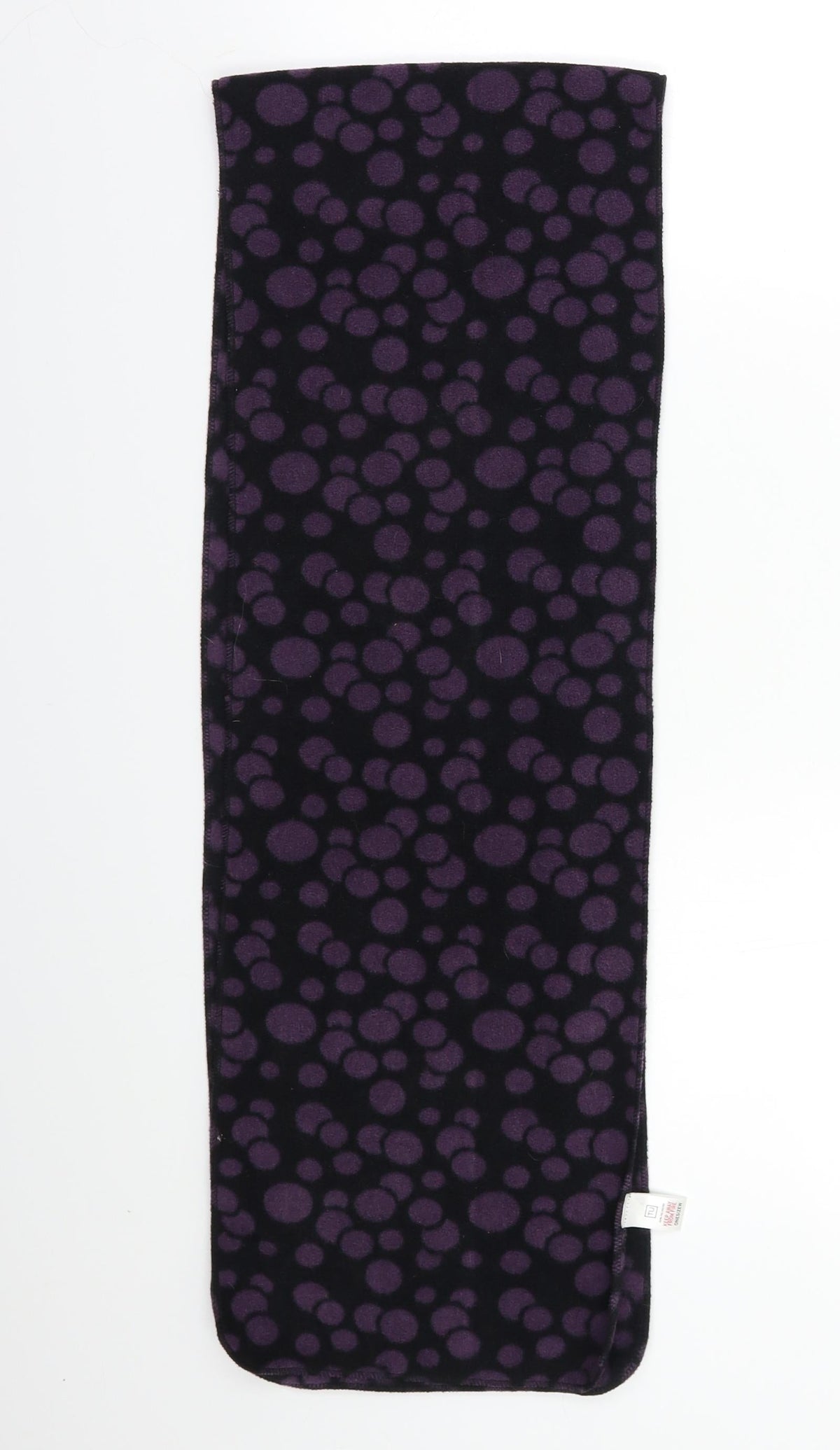 Tu Unisex Purple Polka Dot   Scarf