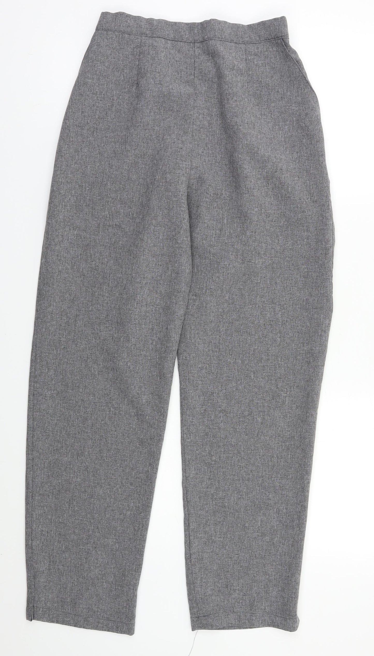 Womens UK Size 12 Preworn Regular Fit  Grey Trousers