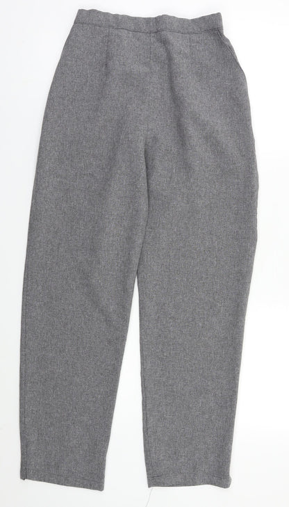 Womens UK Size 12 Preworn Regular Fit  Grey Trousers