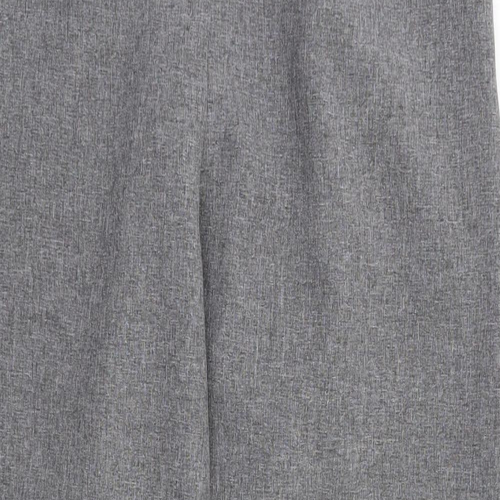 Womens UK Size 12 Preworn Regular Fit  Grey Trousers