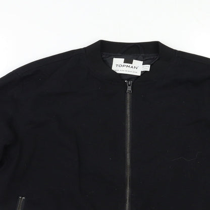 Topman Womens Black   Jacket  Size S