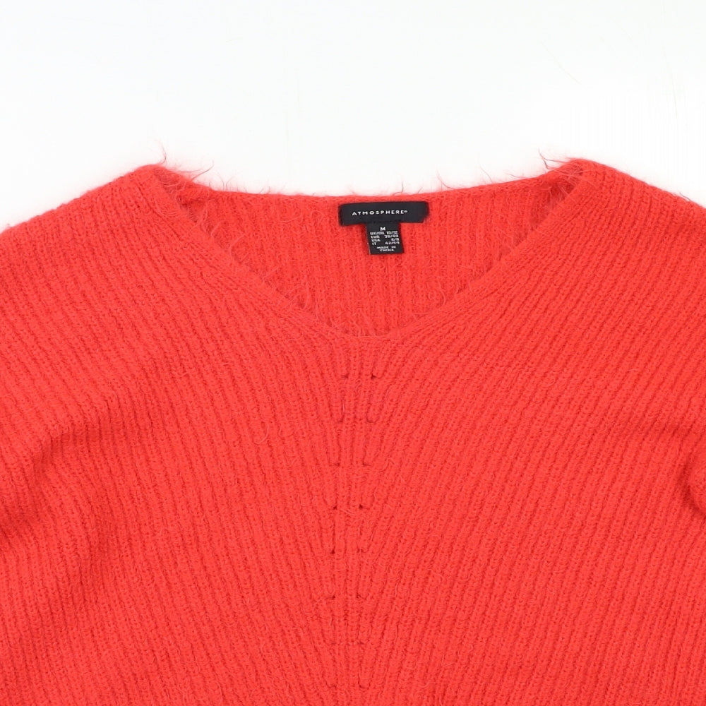 Atmosphere Womens Red   Pullover Jumper Size M