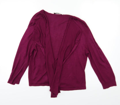 TU Womens Purple   Cardigan Jumper Size 10