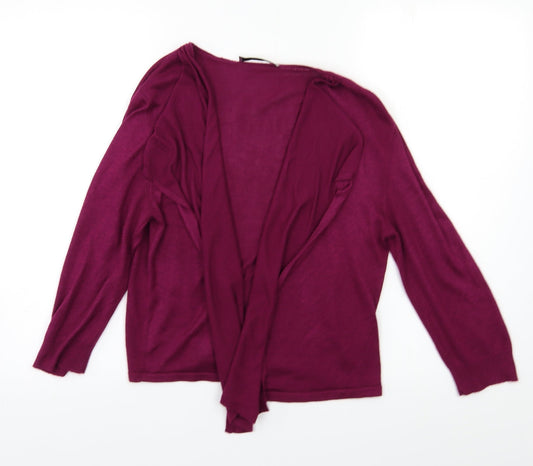 TU Womens Purple   Cardigan Jumper Size 10